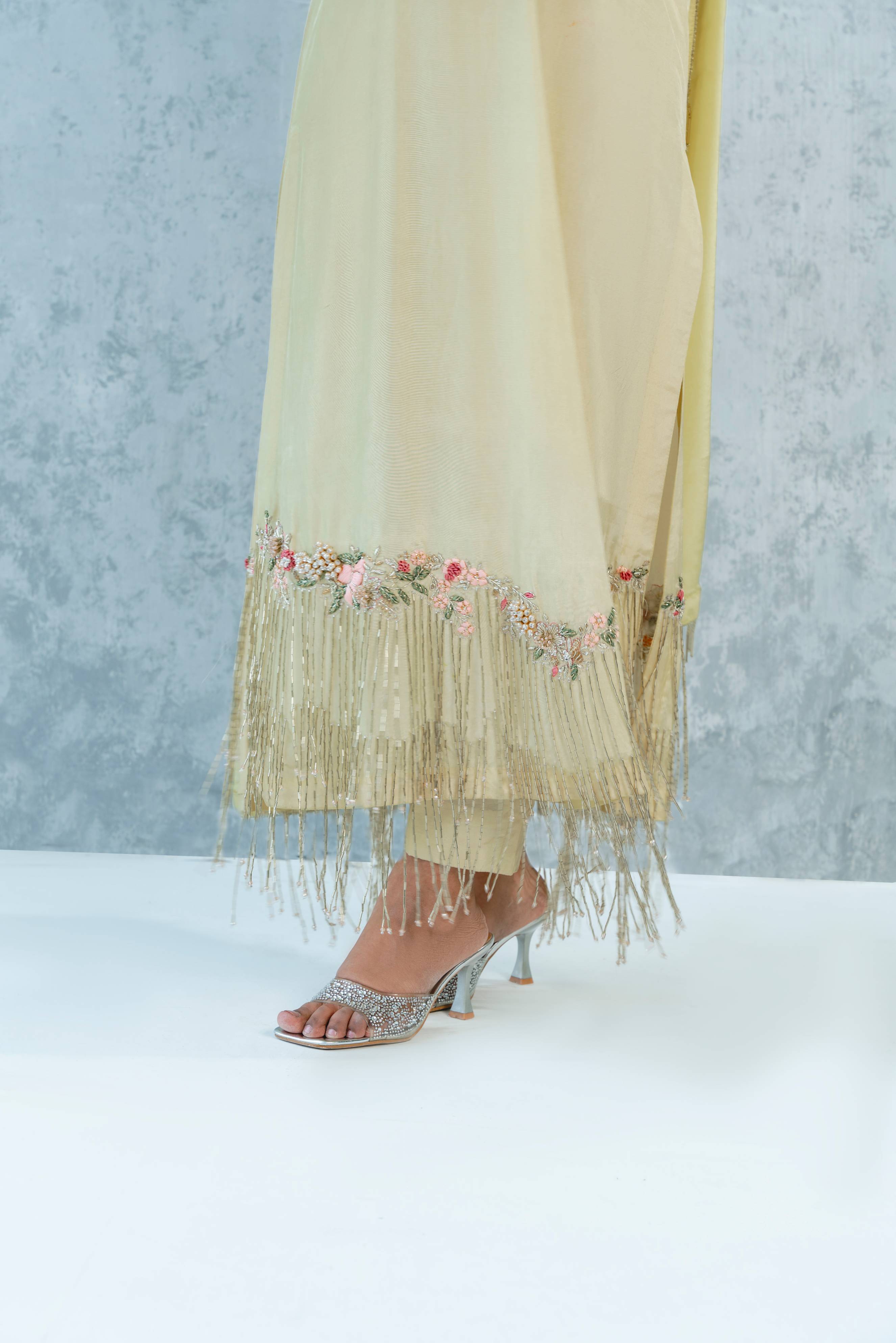 Aida Stitched (3pc) | MUSAIF